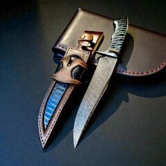 Damascus Bowie Bıçak - Emsalsiz Bir Çalışma