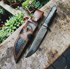 Damascus San Mai Bowie - TABUT