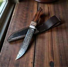 Premium Bowie - Mozaik Damascus Bıçak