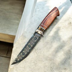 Premium Bowie - Mozaik Damascus Bıçak