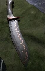 Bakırlı San Mai o2 Dövme Bowie - Özel Üretim